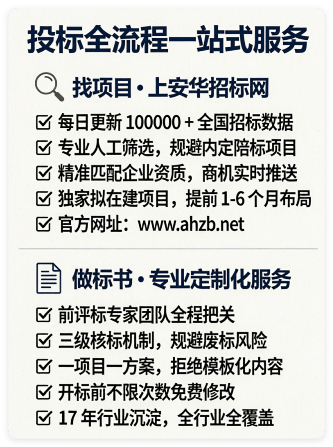 代写标书招标网北京投标中标信息平台